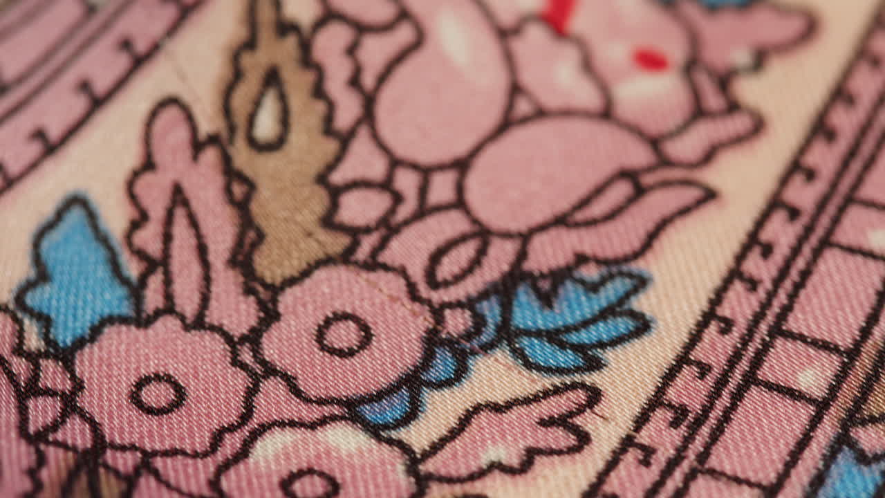 꽃 무늬 패브릭 패턴