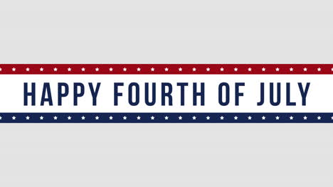 animated closeup text july 4th on holiday background 35