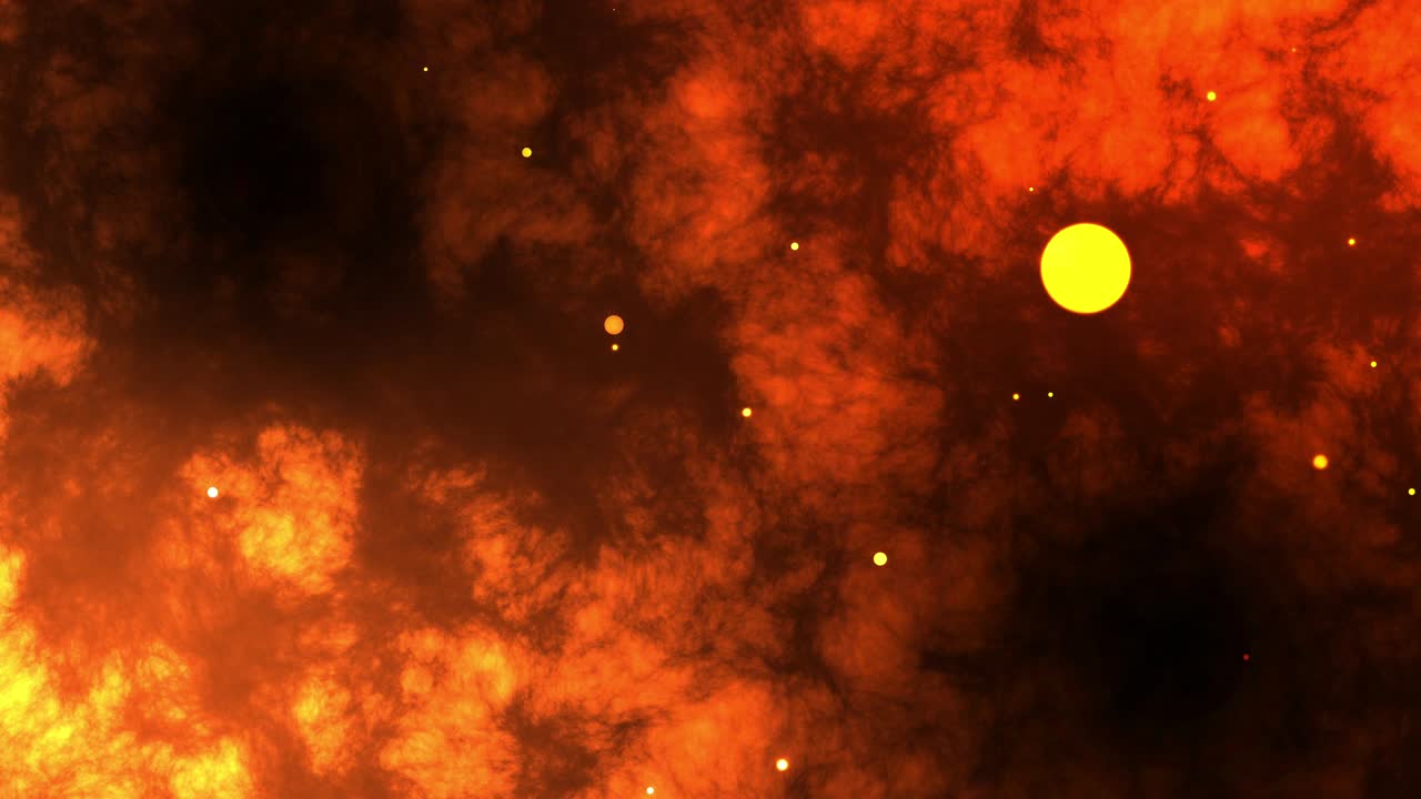 불타는 입자 효과