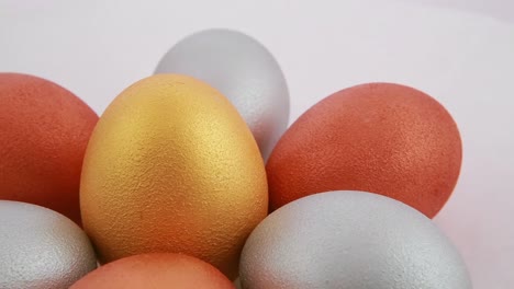 metallic easter eggs