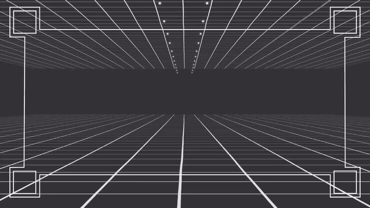 Grid on grey background