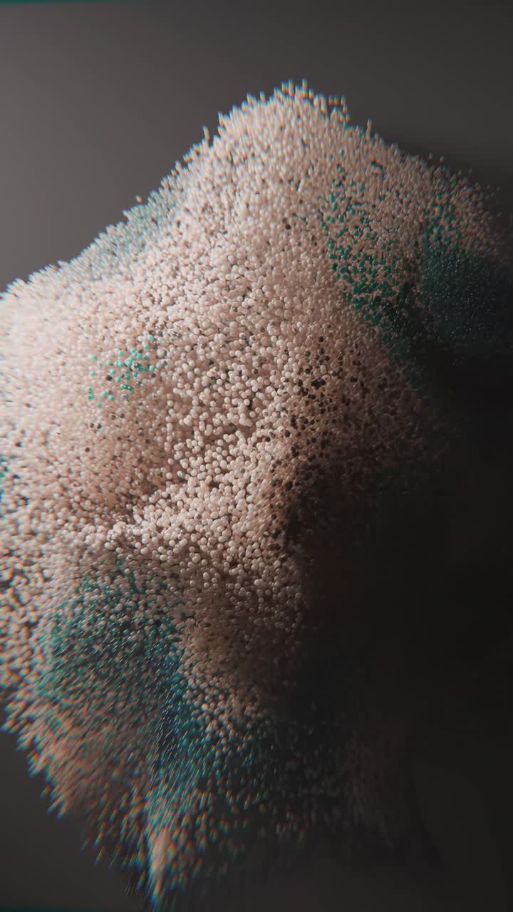 Abstract 3D Particle Art