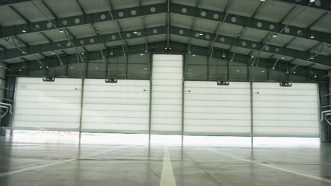 empty hangar