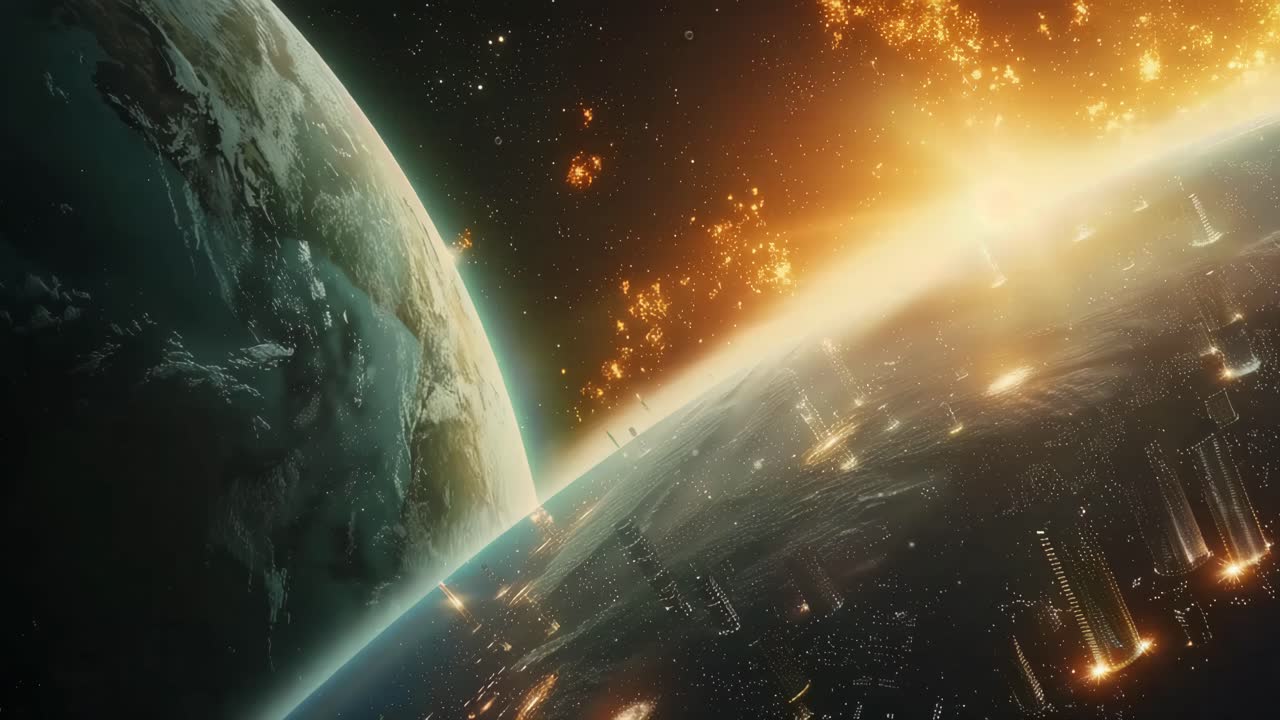 Alien Invasion: Exploding Planet