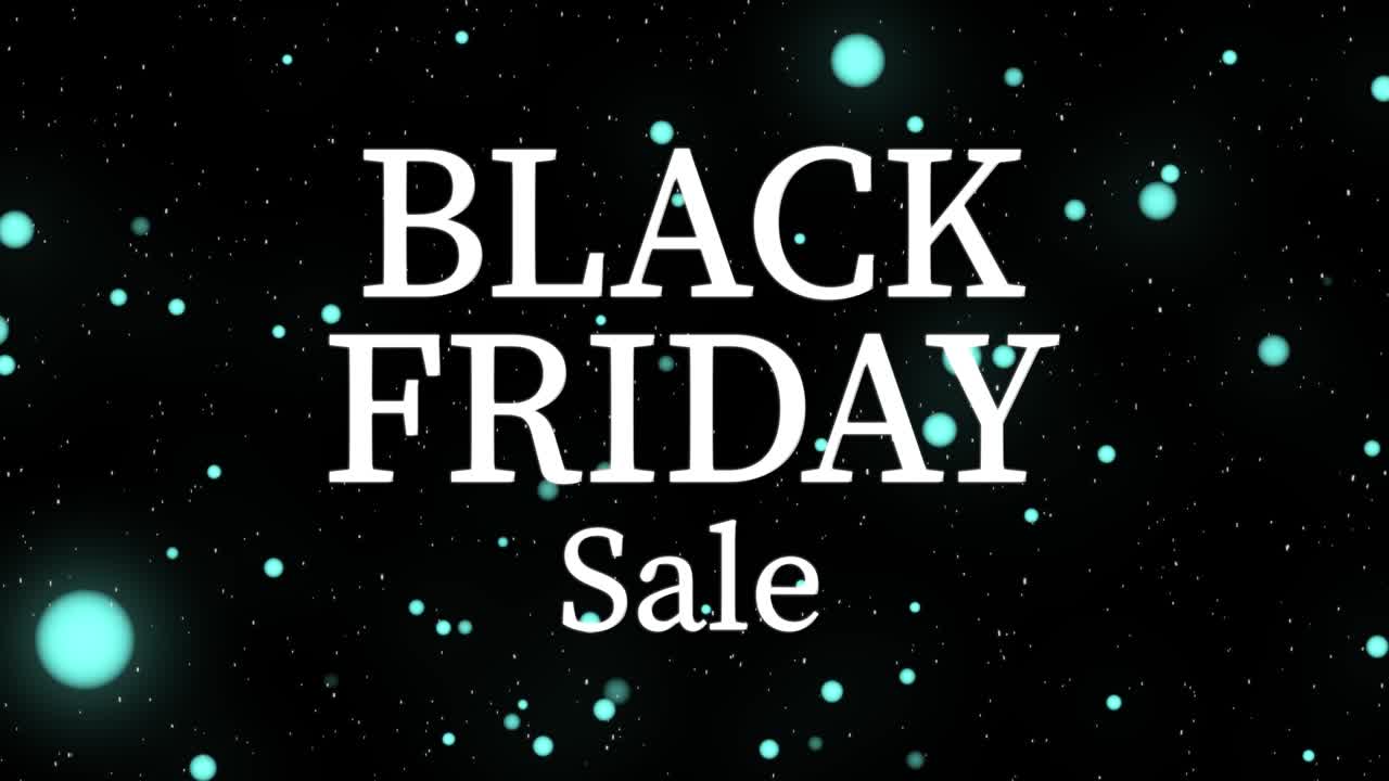 BLACK FRIDAY event text animation motion graphics