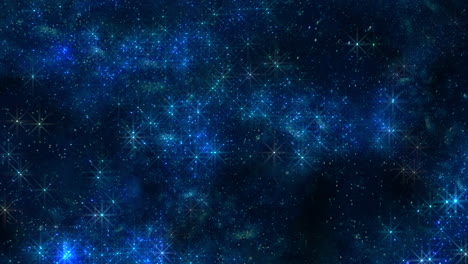 Starry-night-mesmerizing-glowing-stars-on-blue-space-background