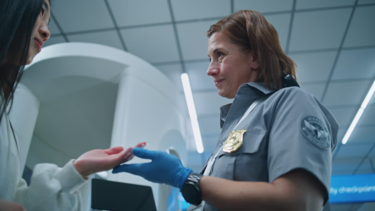 control de seguridad del aeropuerto