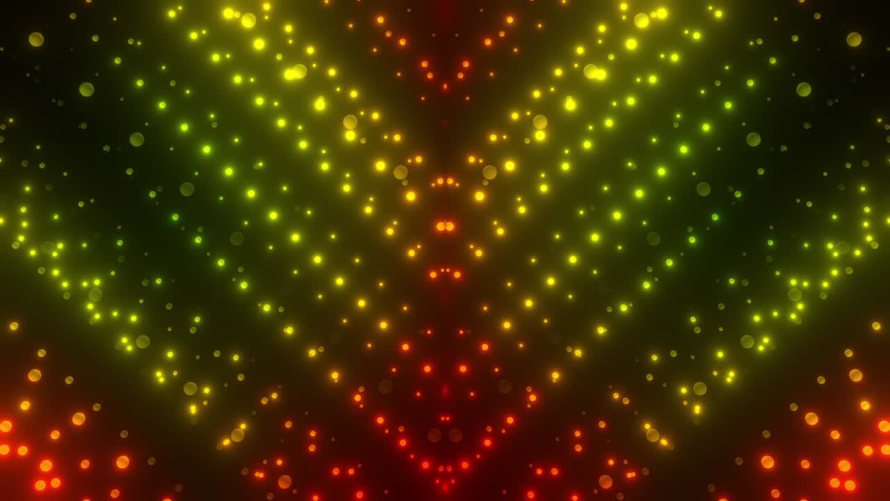 Abstract Glowing Light Patterns
