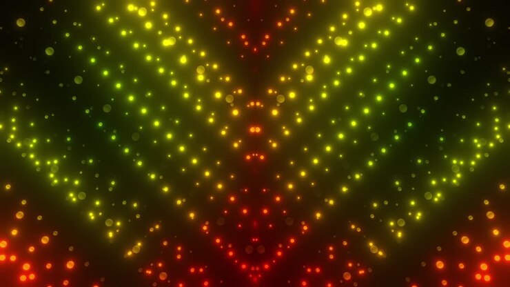 Abstract Glowing Light Patterns