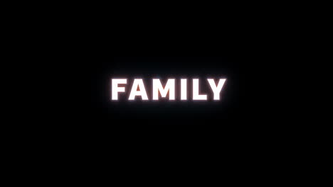 Revelación-De-Texto-De-4k-De-La-Palabra-&quot;familia&quot;-Sobre-Un-Fondo-Negro