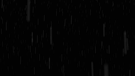 slow motion raindrops falling on a black background. ideal for calm, melancholic, or atmospheric overlays and weather effects