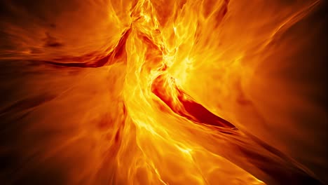 glowing abstract flame loop background