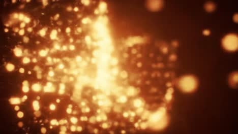 an ethereal display of glowing particles creates a stunning visual experience, capturing the mystique of light and motion in a dreamlike environment