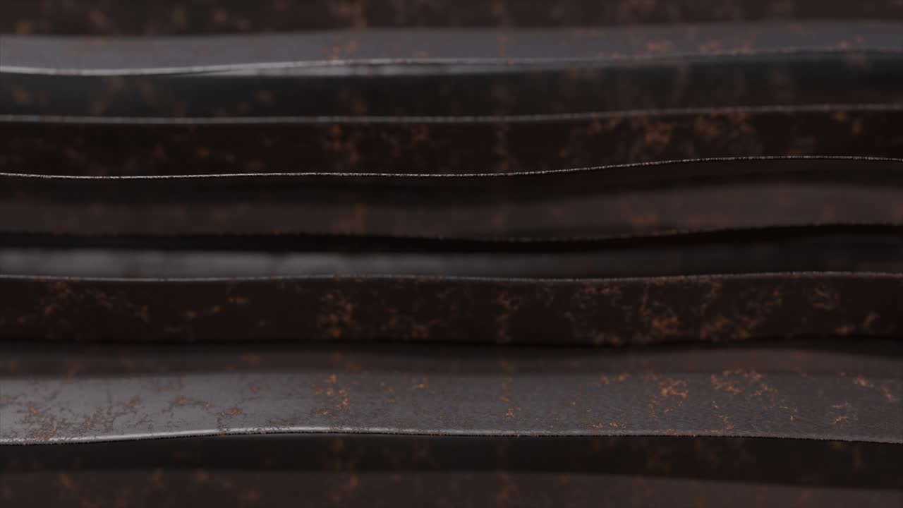 추상적인 녹은 금속 파동