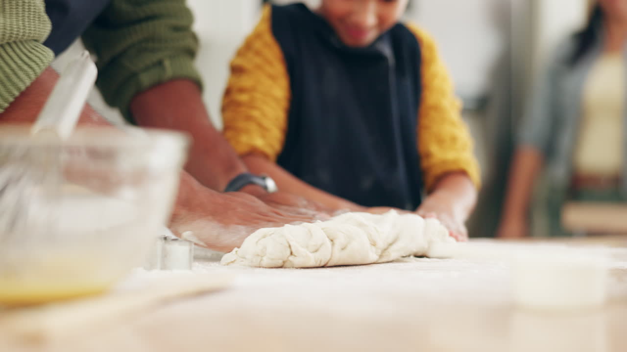 Kitchen, baking and father