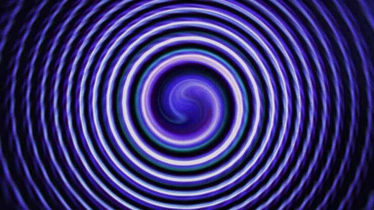 Abstract Swirling Spiral Design