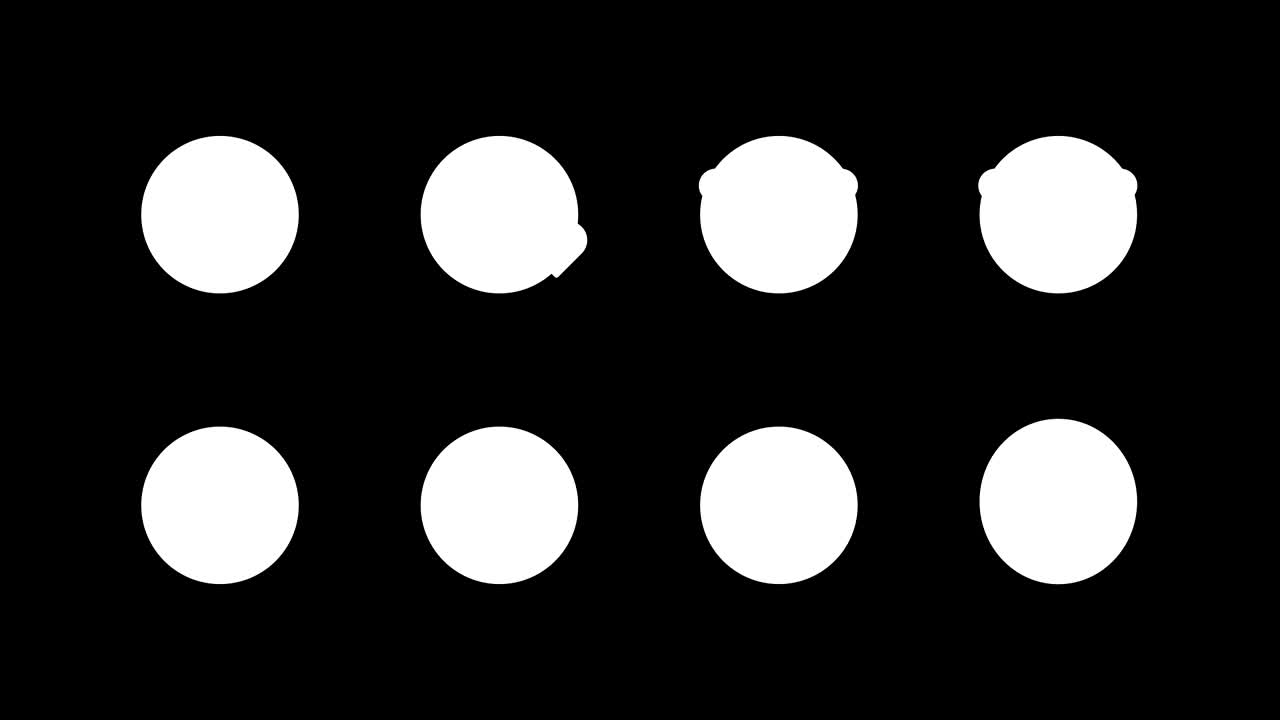 이모티콘 스티커 세트 키스, 러브, 크, 시끄러운, 애니메이션 이모티컨, 알파 채널