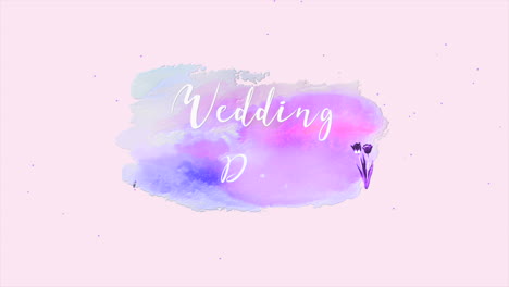 Wedding-Day-with-watercolor-summer-flowers