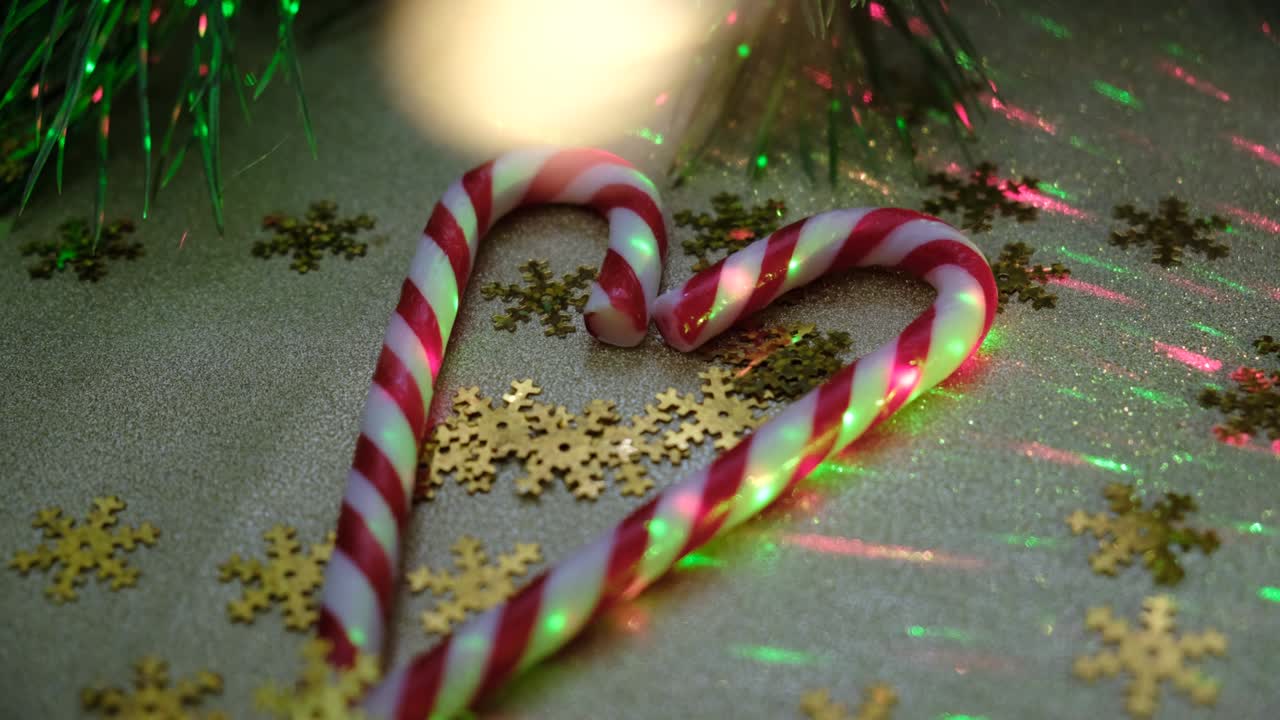 산타클로스를 위해 남겨진 크리스마스 사탕수수 크리스마스 가정 장식 분위기