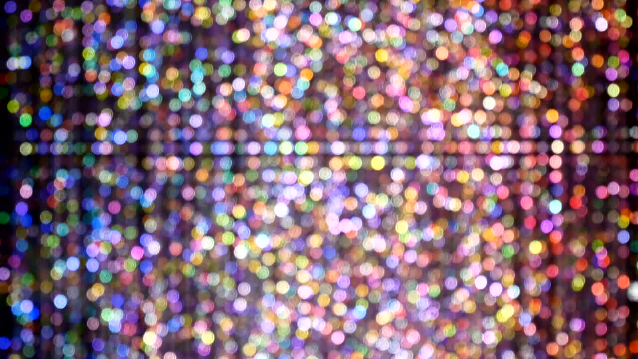4K Video loop of Abstract colorful bokeh background from  light .