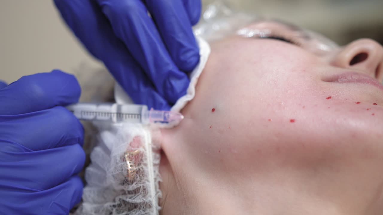 tratamiento por inyección facial