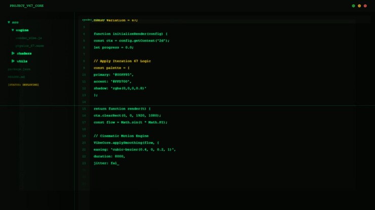 Software Developer Writing JavaScript Code in a Text Editor