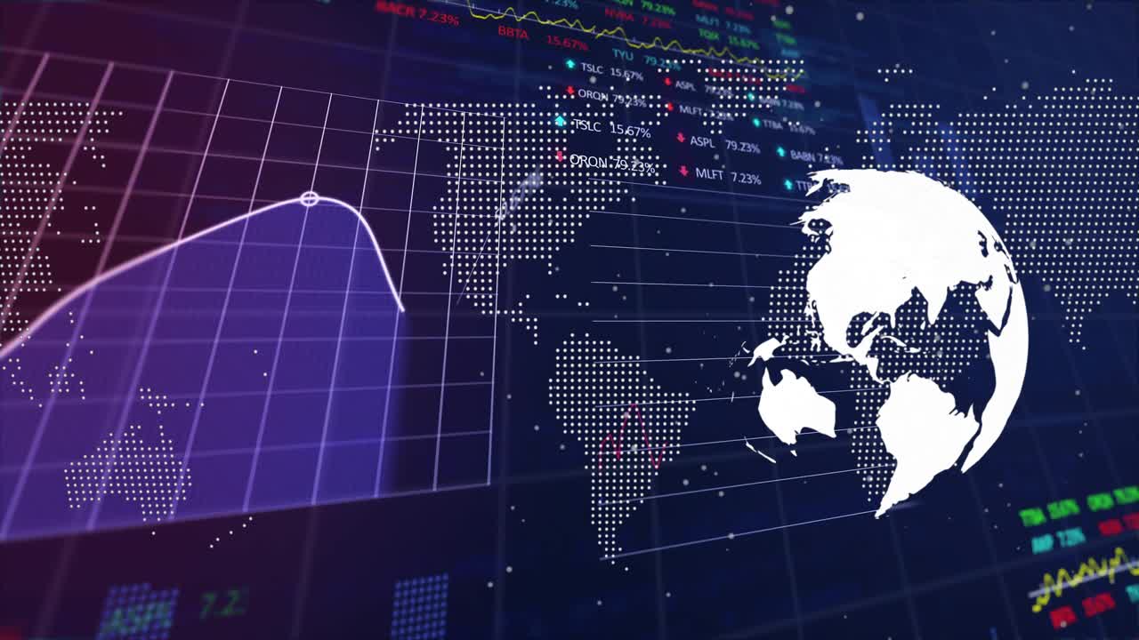 On startup, map forming, globe rotating, chart drawing, labels updating ...