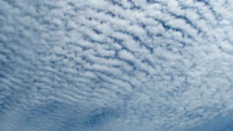 clouds are moving in the blue sky. timelapse