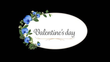 Animation-of-a-valentine-day-card-with-flowers