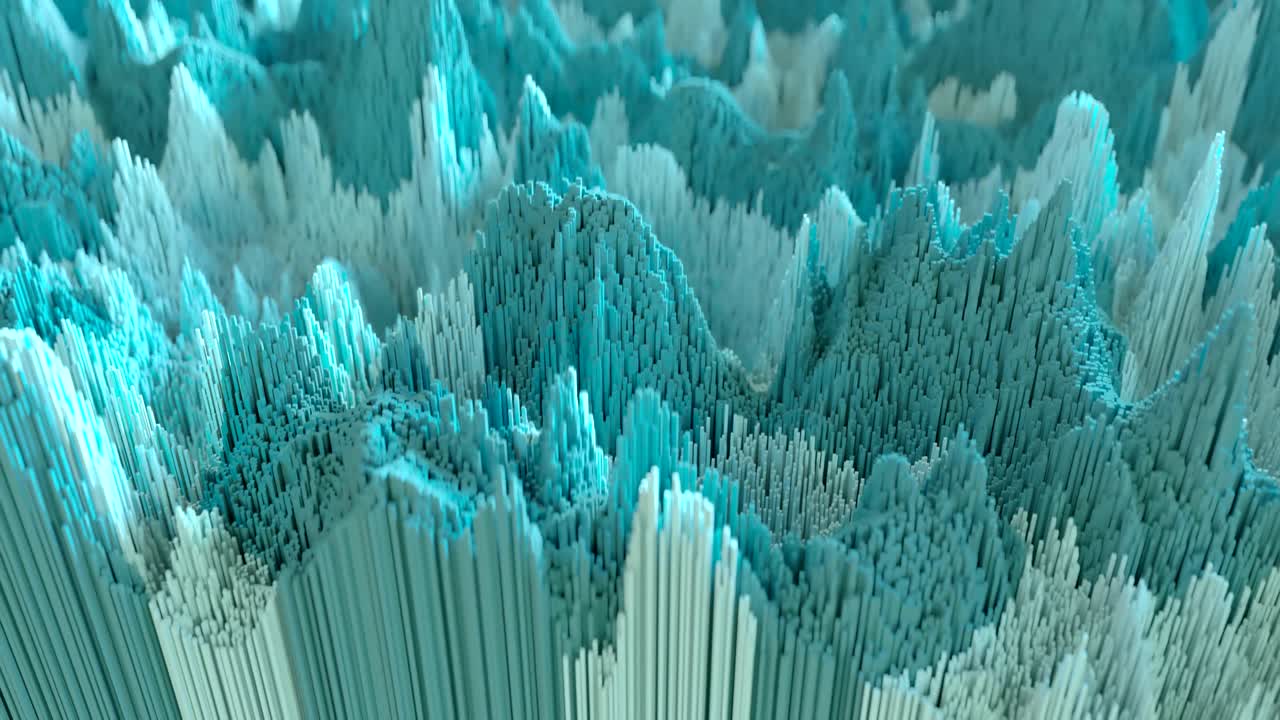 animación topográfica abstracta en 4k.