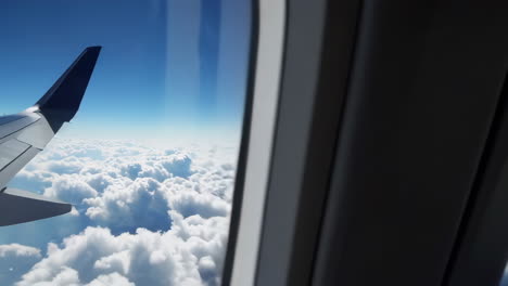 airplane view of clouds