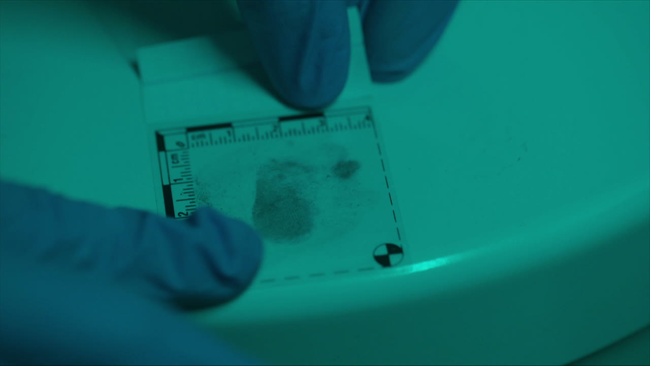 Fingerprint Analysis in a Forensics Lab