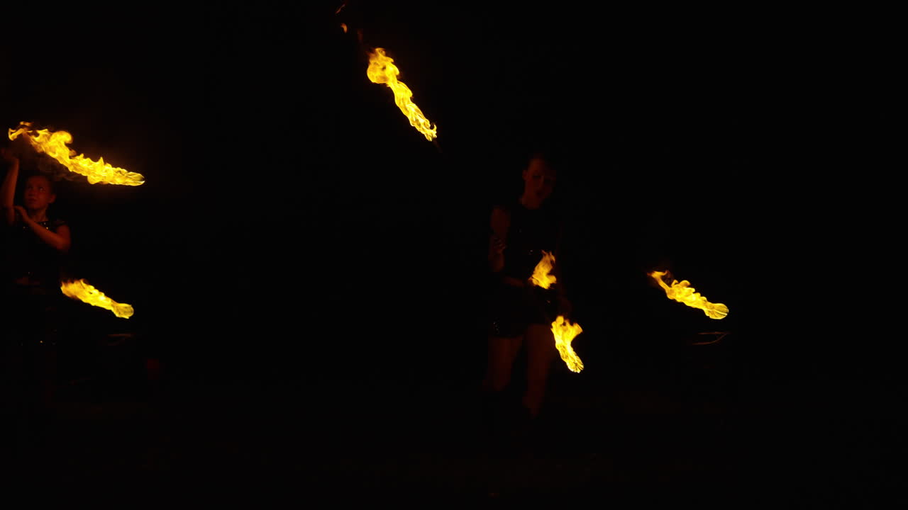 Fire Dancers Performance