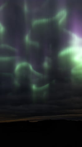 aurora borealis: stunning northern lights display