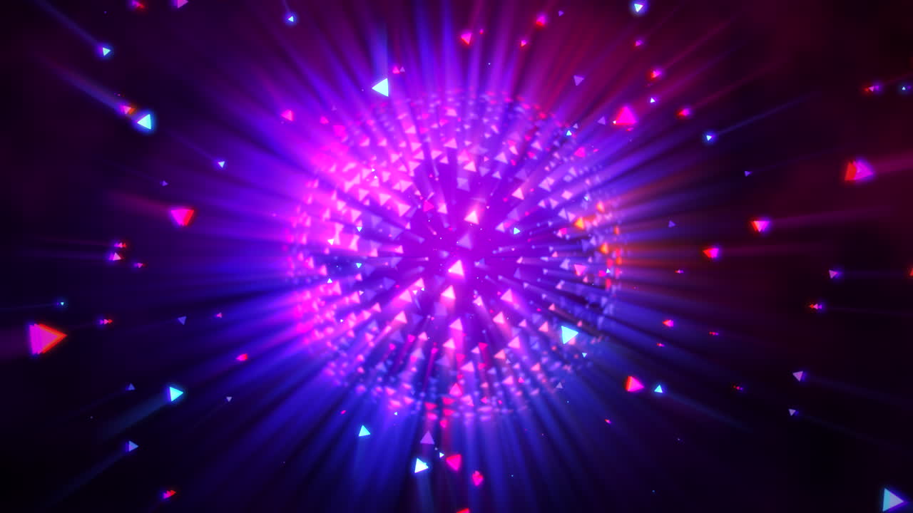 movimiento colorido bola de discoteca 1