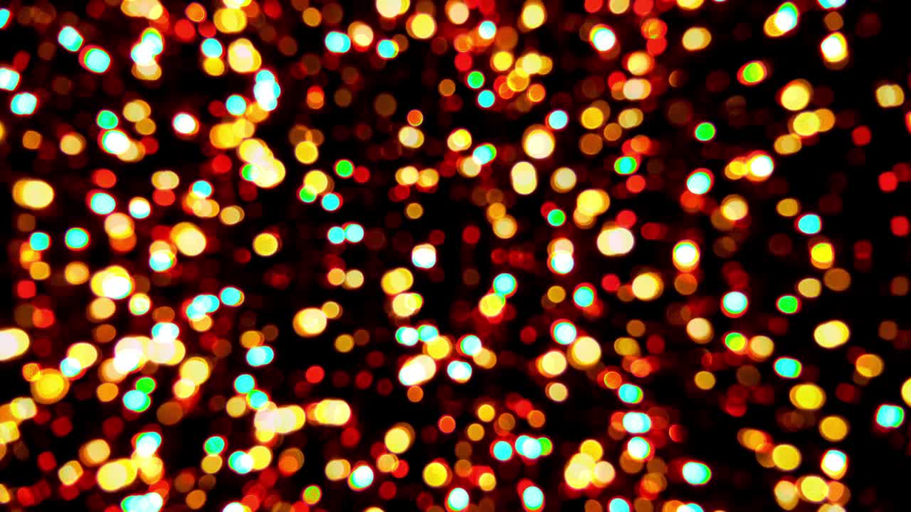Christmas Lights Moving Loop Background 7