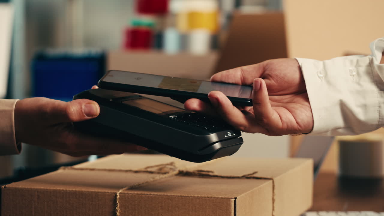 Mobile Payment Transaction with Card Reader and Package