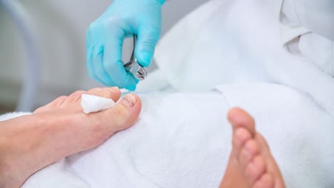 pedicura y terapia de los pies de su cliente