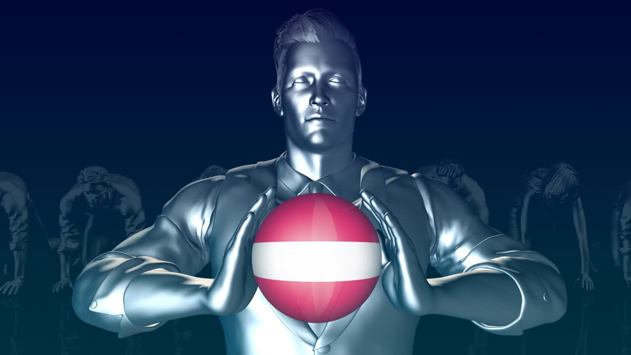 덴마크의 발을 들고 있는 남자