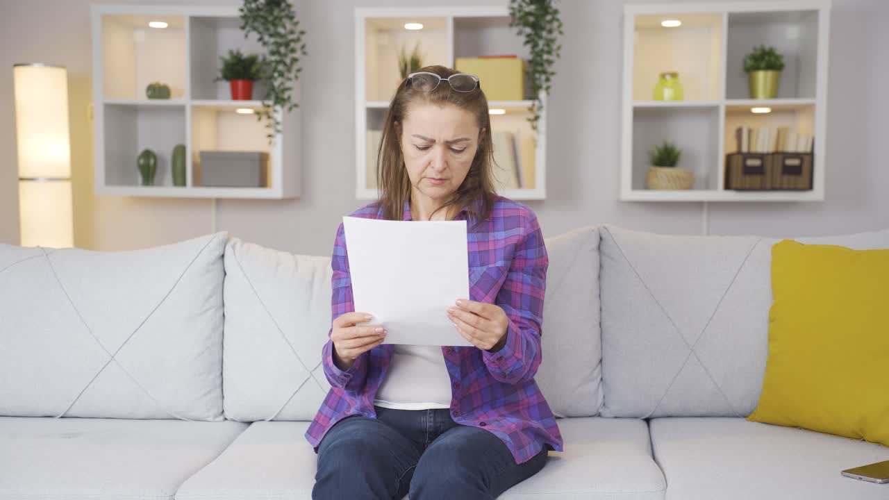 The woman who frets over abusive paperwork.