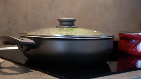 pot on stove