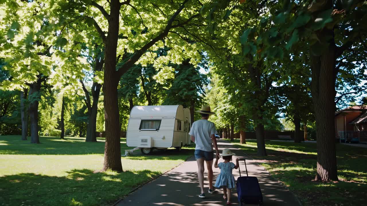 아버지와 딸 캠핑 여행