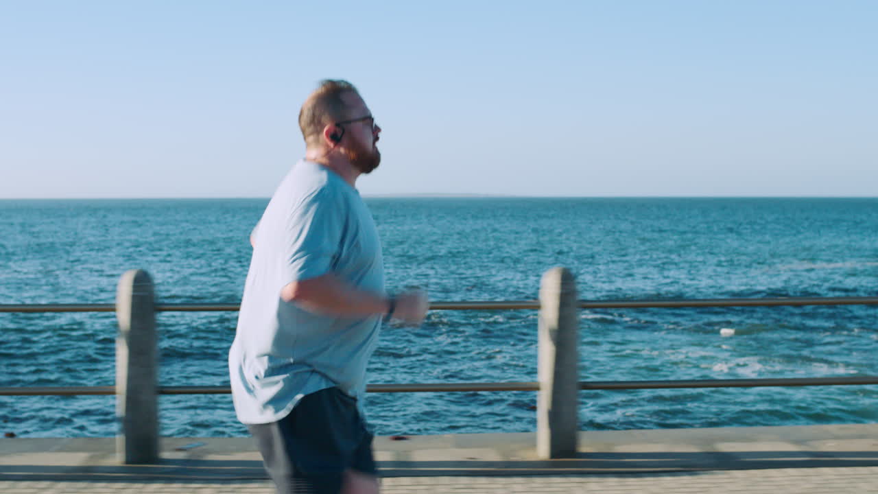 피트니스, 남자와 체중 감량을 위한 달리기