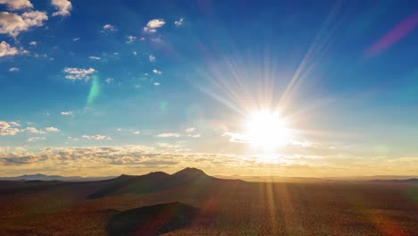 Desierto-De-Mojave-Aéreo-Hyper-Lapse-California