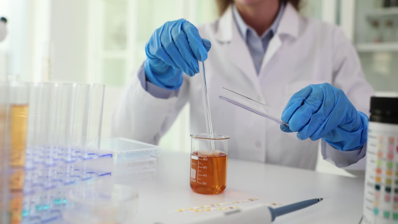 Scientist Conducting Research in Lab