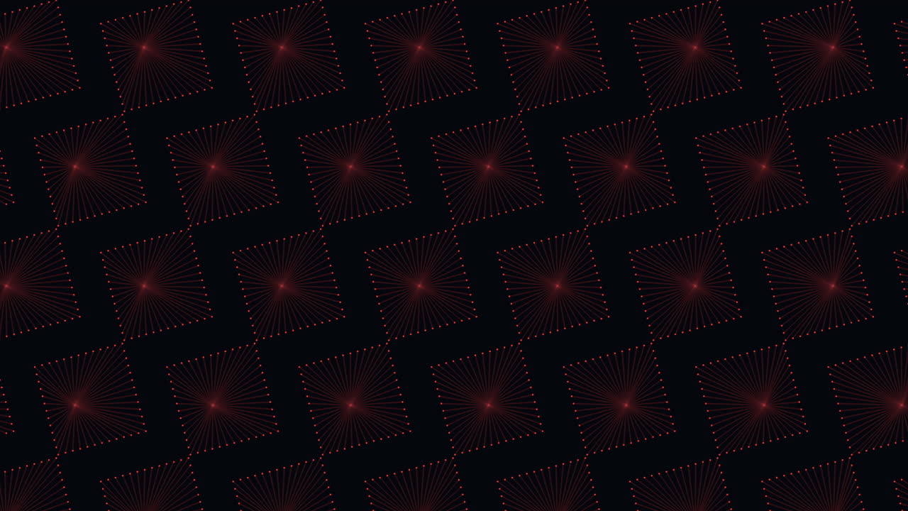 Dynamic red and black square grid pattern modern geometric design