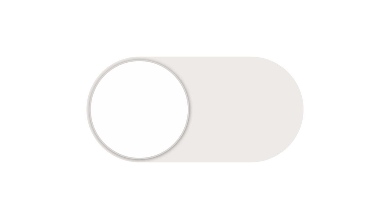 Switch control On and Off. Toggle switch animation. Turning On Or Off. 4K video