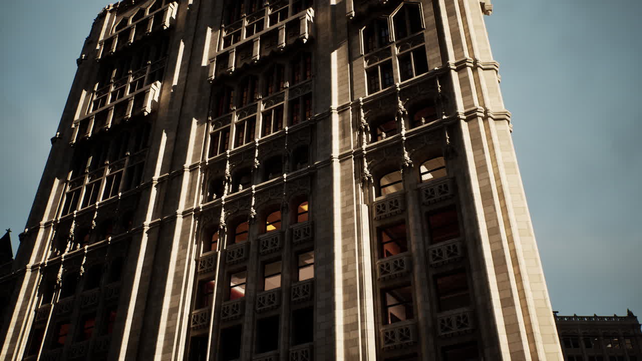 arquitectura gótica de rascacielos