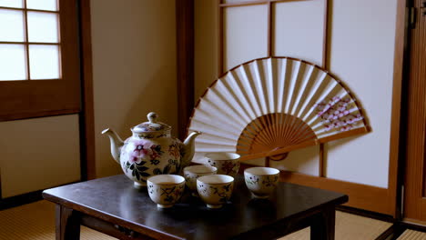japanese interior with shoji screens