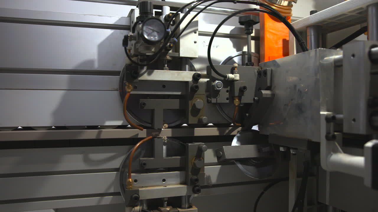 Close-up of Industrial Machinery